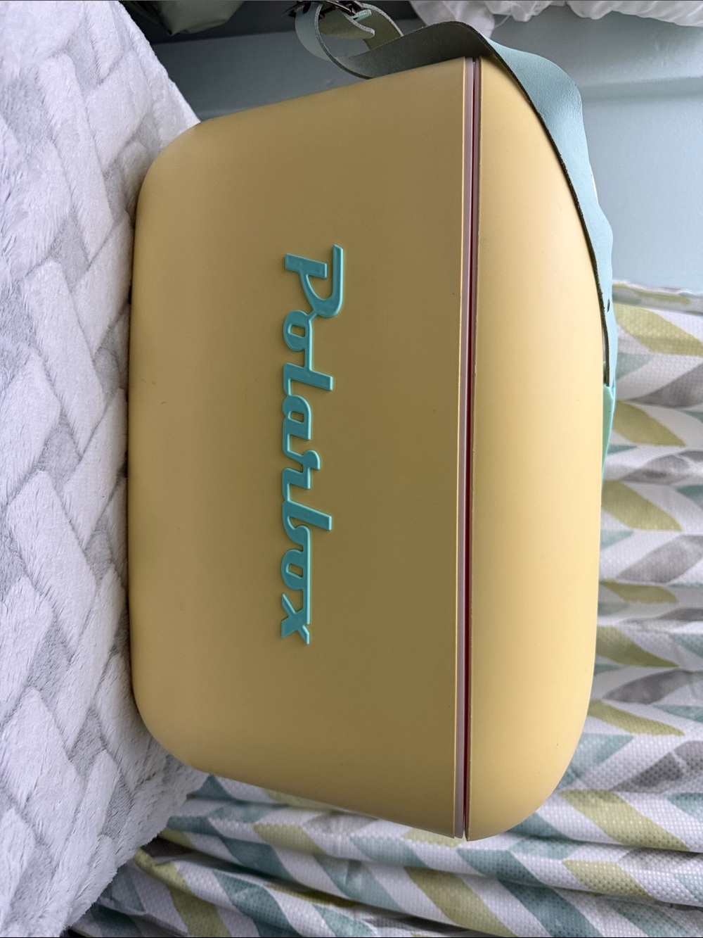 Polarbox Retro Cooler Yellow Mint Beach Picnic Ice Chest Vintage Style
